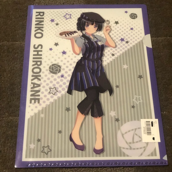 Rinko Shirokane - BanG Dream! Idol Anime - Clear / Plastic File Folder / Holder - Picture 1 of 8